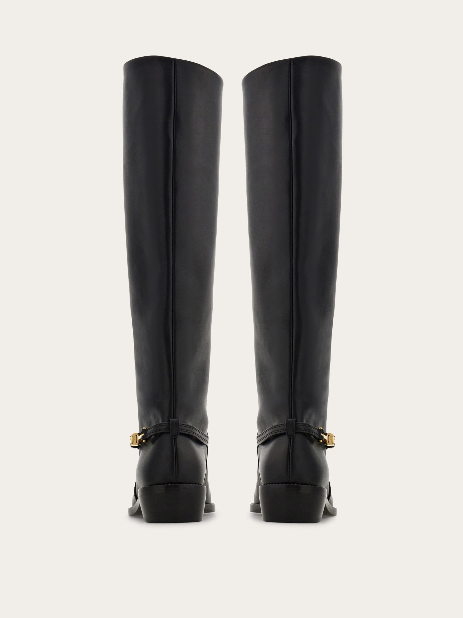 Ferragamo F buckle knee boot - Image 2